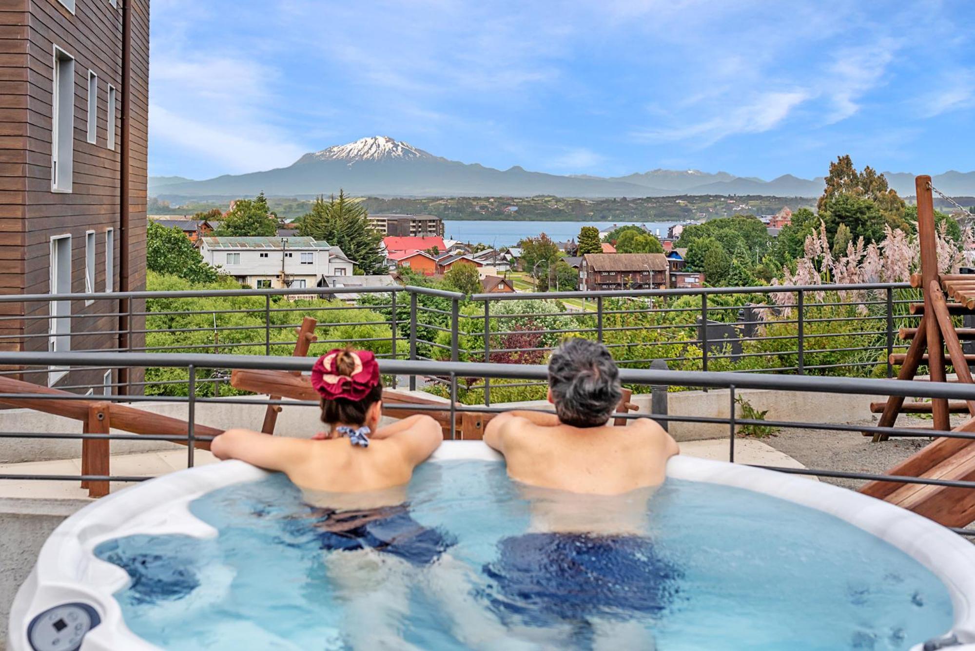 Exquisito Depa Con La Mejor Vista Al Lago Y Tinaja プエルト・バラス エクステリア 写真